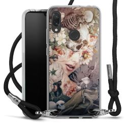 Carry Case Transparent Fabric black/silver