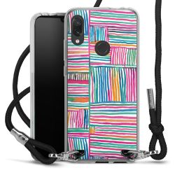 Carry Case Transparent Fabric black/silver