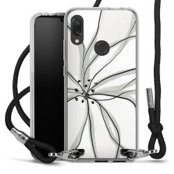 Carry Case Transparent Fabric black/silver