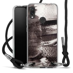 Carry Case Transparent Fabric black/silver