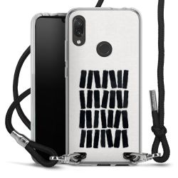 Carry Case Transparent Fabric black/silver