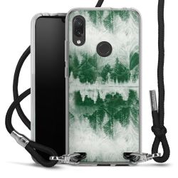 New Carry Case Transparent Stoff schwarz/silber