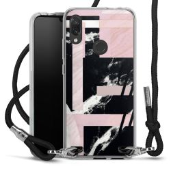 Carry Case Transparent Fabric black/silver