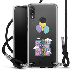 New Carry Case Transparent Stoff schwarz/silber