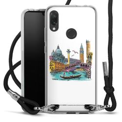 New Carry Case Transparent Stoff schwarz/silber