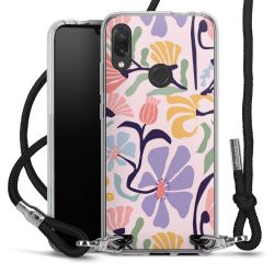 New Carry Case Transparent Stoff schwarz/silber