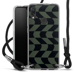 New Carry Case Transparent Stoff schwarz/silber