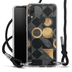 New Carry Case Transparent Stoff schwarz/silber