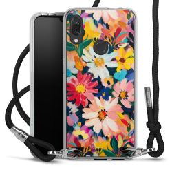 New Carry Case Transparent Stoff schwarz/silber