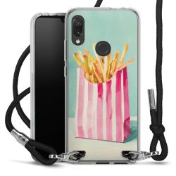 New Carry Case Transparent Stoff schwarz/silber