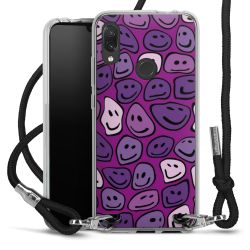 New Carry Case Transparent Stoff schwarz/silber