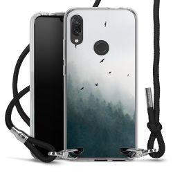 New Carry Case Transparent Stoff schwarz/silber