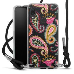 New Carry Case Transparent Stoff schwarz/silber