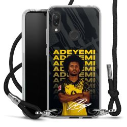 New Carry Case Transparent Stoff schwarz/silber