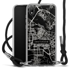 Carry Case Transparent Fabric black/silver