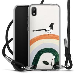 New Carry Case Transparent Stoff schwarz/silber