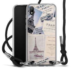 New Carry Case Transparent Stoff schwarz/silber