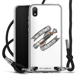 Carry Case Transparent Fabric black/silver