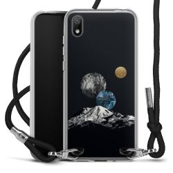 New Carry Case Transparent Stoff schwarz/silber