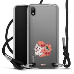 New Carry Case Transparent Stoff schwarz/silber