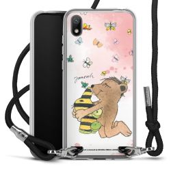 New Carry Case Transparent Stoff schwarz/silber