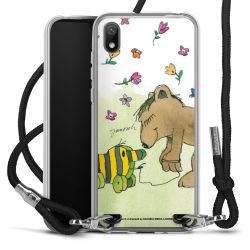 New Carry Case Transparent Stoff schwarz/silber