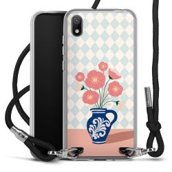 New Carry Case Transparent Stoff schwarz/silber