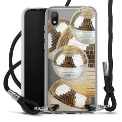 New Carry Case Transparent Stoff schwarz/silber