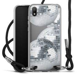 New Carry Case Transparent Stoff schwarz/silber