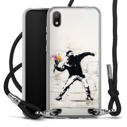 New Carry Case Transparent Stoff schwarz/silber