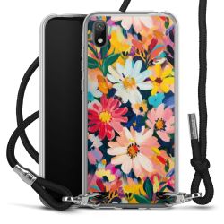 New Carry Case Transparent Stoff schwarz/silber