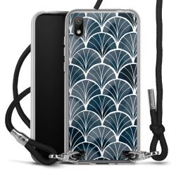 New Carry Case Transparent Stoff schwarz/silber