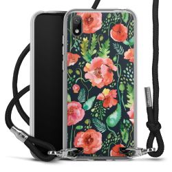 New Carry Case Transparent Stoff schwarz/silber