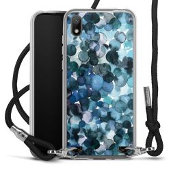 New Carry Case Transparent Stoff schwarz/silber