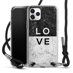 Carry Case Transparent Fabric black/silver