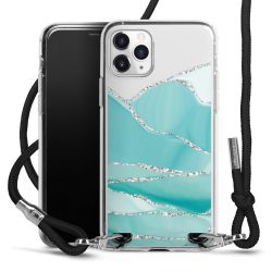 Carry Case Transparent Fabric black/silver