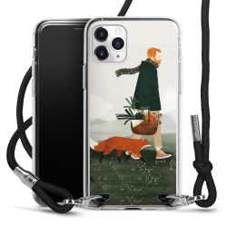 New Carry Case Transparent Stoff schwarz/silber