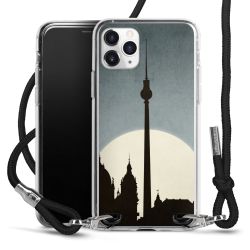 Carry Case Transparent Fabric black/silver