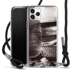 Carry Case Transparent Fabric black/silver