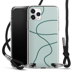 New Carry Case Transparent Stoff schwarz/silber