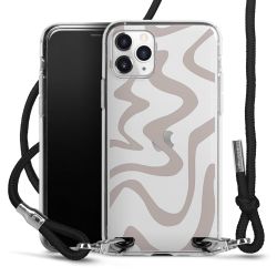 New Carry Case Transparent Stoff schwarz/silber