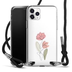 New Carry Case Transparent Stoff schwarz/silber