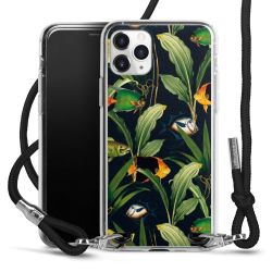 New Carry Case Transparent Stoff schwarz/silber