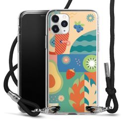 New Carry Case Transparent Stoff schwarz/silber