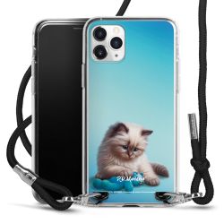 New Carry Case Transparent Stoff schwarz/silber