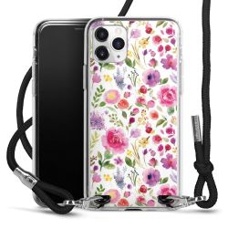 New Carry Case Transparent Stoff schwarz/silber