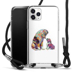 New Carry Case Transparent Stoff schwarz/silber