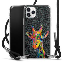 New Carry Case Transparent Stoff schwarz/silber