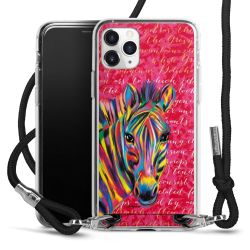 New Carry Case Transparent Stoff schwarz/silber