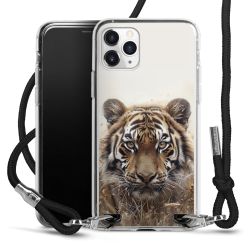 New Carry Case Transparent Stoff schwarz/silber